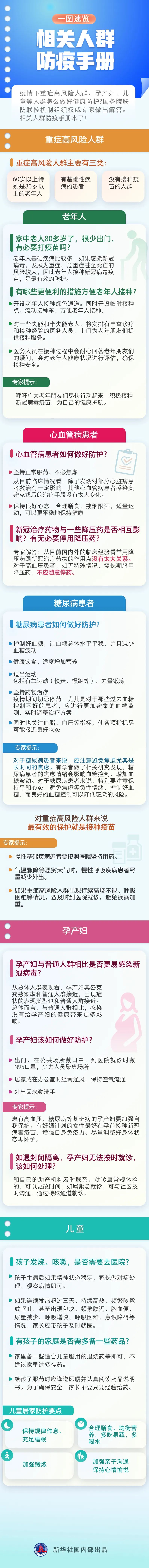 家有老人、小孩、孕产妇的注意了,这份防疫手册请查收