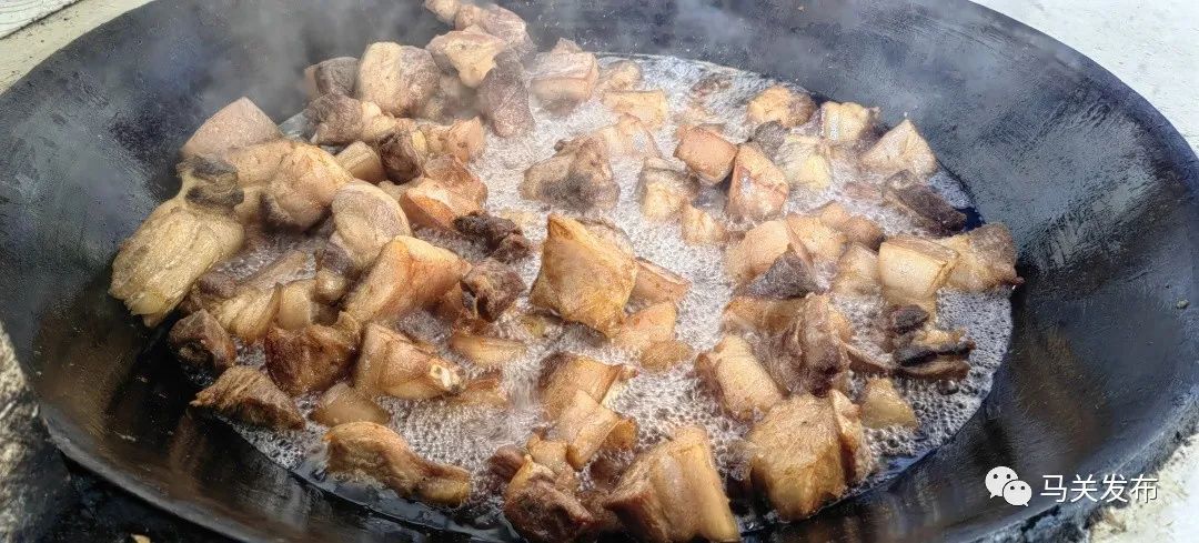 油炸肉,马关人的年味