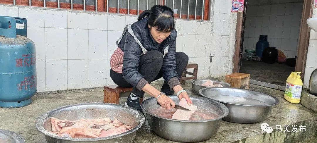 油炸肉,马关人的年味