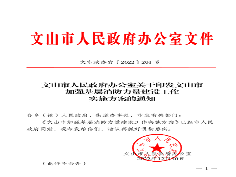 【文山消防】贯彻新发展理念 | 2022年文山消防护航全州高质量发展