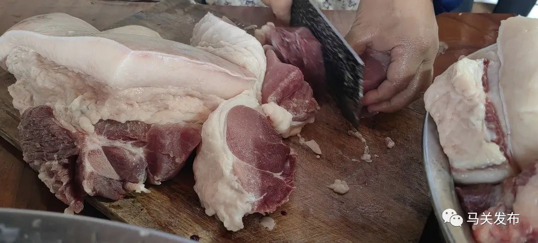 油炸肉,马关人的年味