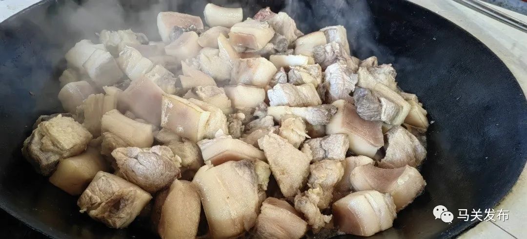 油炸肉,马关人的年味