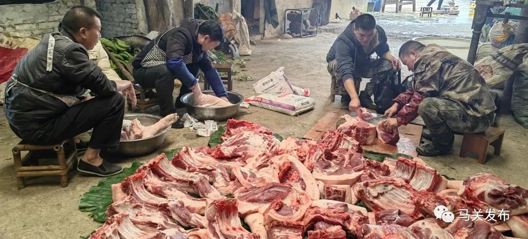 油炸肉,马关人的年味